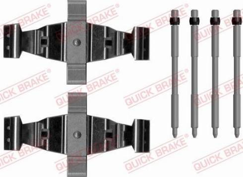 QUICK BRAKE 1090108 — Zestaw akcesoriów, klocki hamulcowe