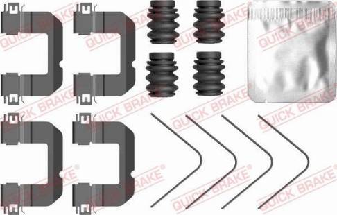 QUICK BRAKE 1090102 - Zestaw montażowy klocka hamulcowego
