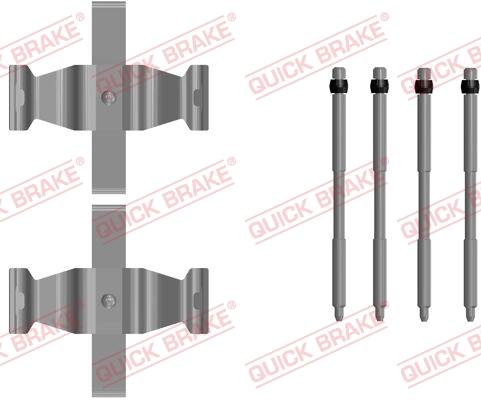 QUICK BRAKE 1090107 — Zestaw akcesoriów, klocki hamulcowe