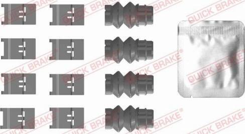 QUICK BRAKE 1090110 - Zestaw montażowy klocka hamulcowego