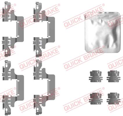 QUICK BRAKE 109-0129 — Zestaw akcesoriów, klocki hamulcowe