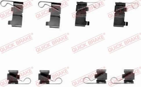 QUICK BRAKE 1091699 — Zestaw akcesoriów, klocki hamulcowe