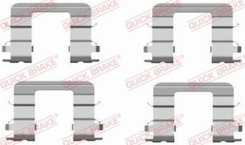 QUICK BRAKE 1091696 — Zestaw akcesoriów, klocki hamulcowe