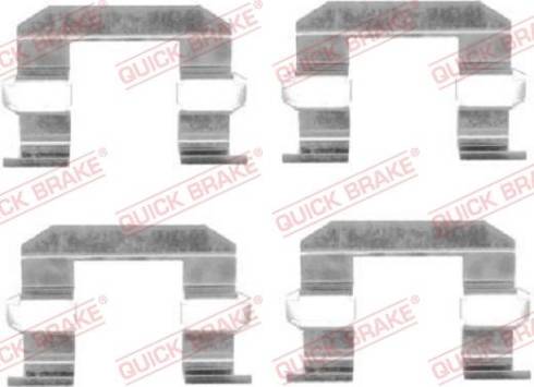 QUICK BRAKE 1091645 — Zestaw akcesoriów, klocki hamulcowe