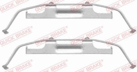 QUICK BRAKE 1091642 — Zestaw akcesoriów, klocki hamulcowe