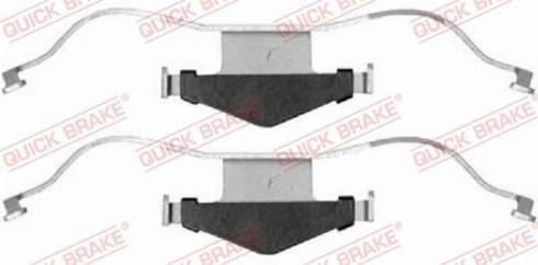 QUICK BRAKE 109-1659 — Zestaw akcesoriów, klocki hamulcowe
