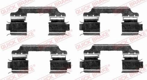 QUICK BRAKE 1091654 — Zestaw akcesoriów, klocki hamulcowe
