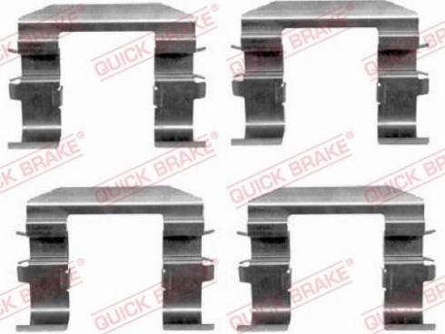QUICK BRAKE 1091664 — Zestaw akcesoriów, klocki hamulcowe
