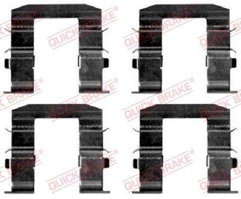 QUICK BRAKE 1091665 — Zestaw akcesoriów, klocki hamulcowe