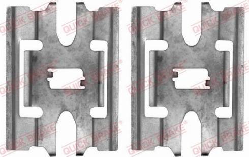 QUICK BRAKE 1091663 — Zestaw akcesoriów, klocki hamulcowe
