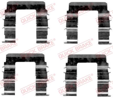 QUICK BRAKE 1091615 — Zestaw akcesoriów, klocki hamulcowe