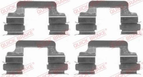 QUICK BRAKE 1091610 — Zestaw akcesoriów, klocki hamulcowe