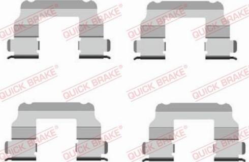 QUICK BRAKE 1091689 — Zestaw akcesoriów, klocki hamulcowe