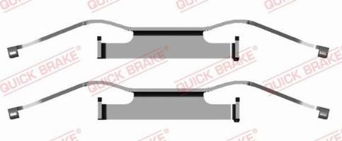 QUICK BRAKE 1091680 — Zestaw akcesoriów, klocki hamulcowe