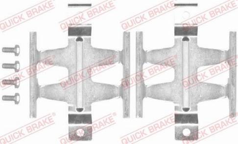 QUICK BRAKE 1091687 - Zestaw montażowy klocka hamulcowego