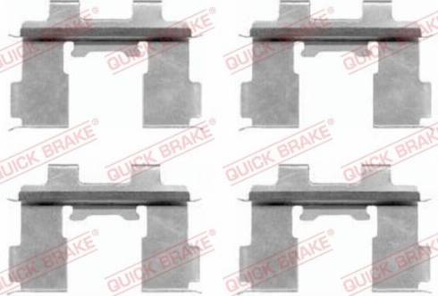 QUICK BRAKE 1091630 — Zestaw akcesoriów, klocki hamulcowe