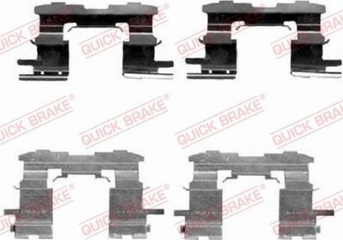 QUICK BRAKE 1091631 — Zestaw akcesoriów, klocki hamulcowe