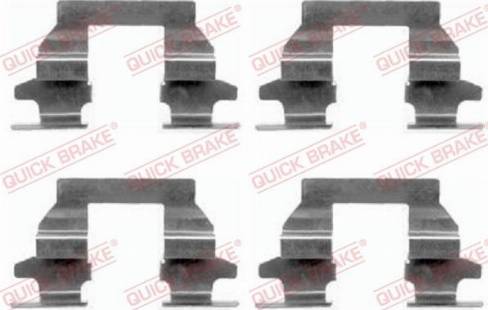 QUICK BRAKE 1091625 — Zestaw akcesoriów, klocki hamulcowe