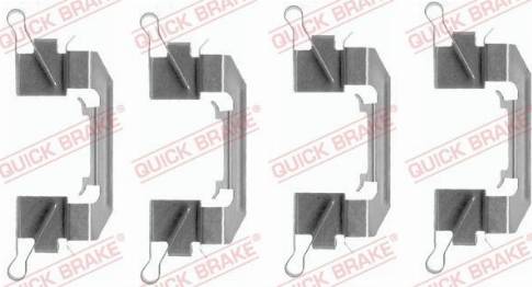 QUICK BRAKE 1091626 — Zestaw akcesoriów, klocki hamulcowe
