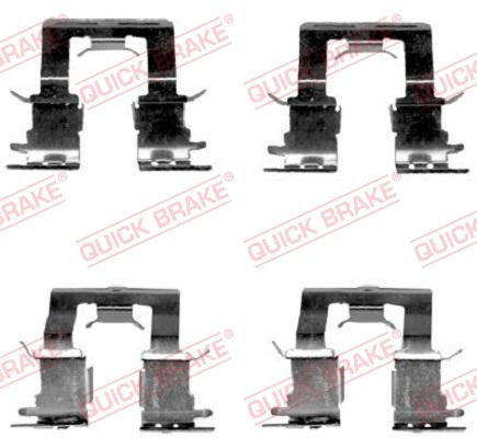 QUICK BRAKE 1091620 — Zestaw akcesoriów, klocki hamulcowe