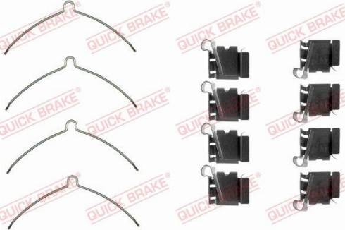 QUICK BRAKE 1091622 — Zestaw akcesoriów, klocki hamulcowe