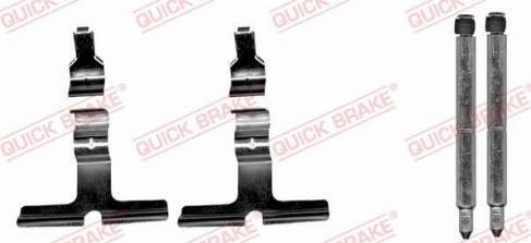 QUICK BRAKE 1091676 - Zestaw montażowy klocka hamulcowego