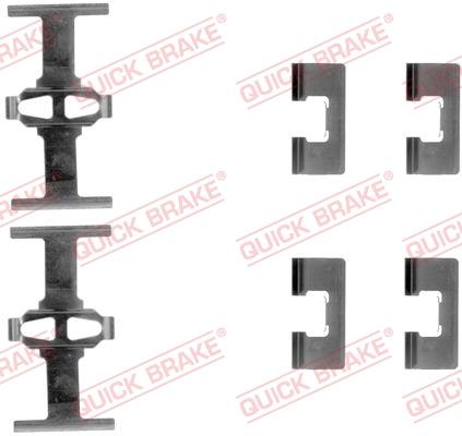 QUICK BRAKE 1091092 — Zestaw akcesoriów, klocki hamulcowe