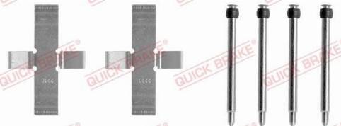 QUICK BRAKE 1091040 — Zestaw akcesoriów, klocki hamulcowe