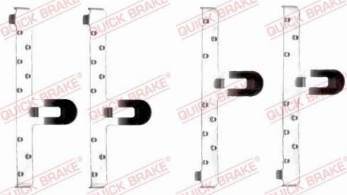 QUICK BRAKE 1091048 — Zestaw akcesoriów, klocki hamulcowe