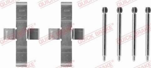 QUICK BRAKE 1091004 — Zestaw akcesoriów, klocki hamulcowe