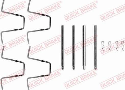 QUICK BRAKE 1091010 — Zestaw akcesoriów, klocki hamulcowe