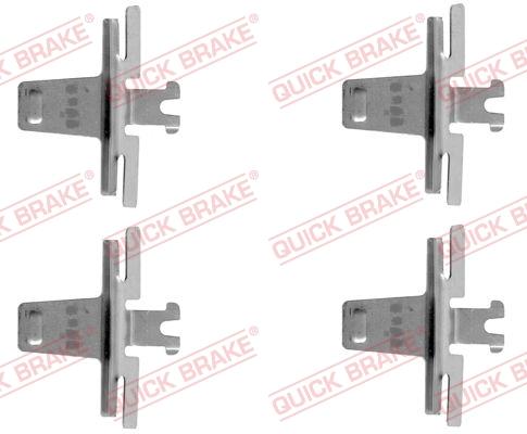 QUICK BRAKE 1091018 — Zestaw akcesoriów, klocki hamulcowe