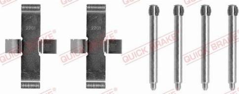 QUICK BRAKE 1091037 — Zestaw akcesoriów, klocki hamulcowe