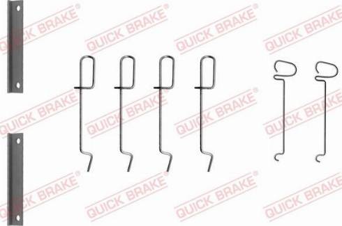 QUICK BRAKE 1091070 - ZESTAW INST. KLOCKÓW HAM. RENAULT P. CLIO-RAPID-THALIA 91-