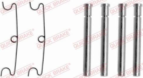 QUICK BRAKE 1091190 — Zestaw akcesoriów, klocki hamulcowe