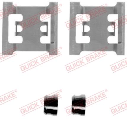 QUICK BRAKE 1091145 — Zestaw akcesoriów, klocki hamulcowe