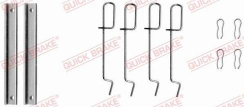 QUICK BRAKE 1091151 — Zestaw akcesoriów, klocki hamulcowe
