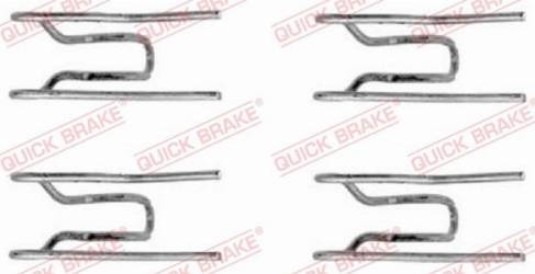 QUICK BRAKE 1091152 — Zestaw akcesoriów, klocki hamulcowe
