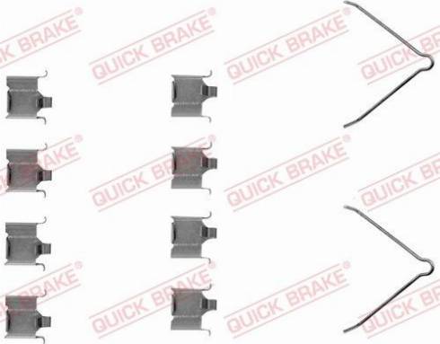 QUICK BRAKE 1091166 — Zestaw akcesoriów, klocki hamulcowe