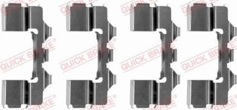 QUICK BRAKE 1091104 — Zestaw akcesoriów, klocki hamulcowe