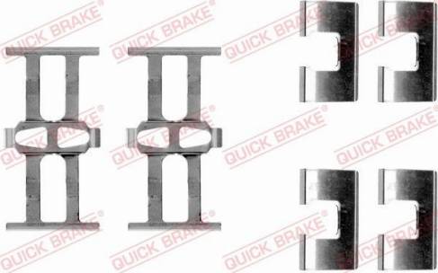 QUICK BRAKE 1091118 - ZESTAW INST. KLOCKÓW HAM. HONDA T. ACCORD-CR-V-PRELUDE 90-