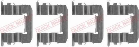 QUICK BRAKE 1091184 — Zestaw akcesoriów, klocki hamulcowe