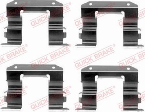 QUICK BRAKE 1091182 — Zestaw akcesoriów, klocki hamulcowe