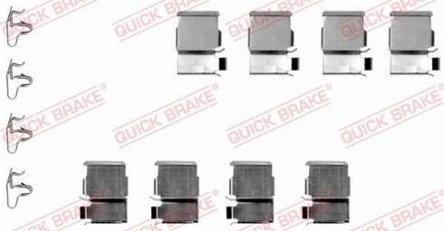 QUICK BRAKE 1091133 — Zestaw akcesoriów, klocki hamulcowe