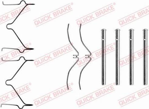 QUICK BRAKE 1091126 — Zestaw akcesoriów, klocki hamulcowe