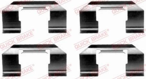 QUICK BRAKE 1091174 — Zestaw akcesoriów, klocki hamulcowe