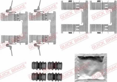 QUICK BRAKE 1091842 — Zestaw akcesoriów, klocki hamulcowe