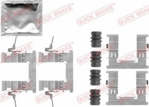 QUICK BRAKE 1091853 — Zestaw akcesoriów, klocki hamulcowe