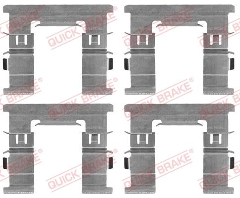 QUICK BRAKE 1091869 - Zestaw montażowy klocka hamulcowego