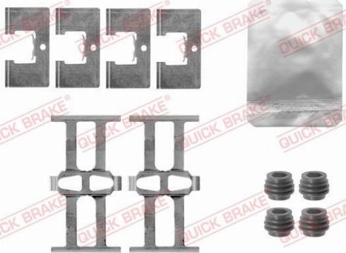 QUICK BRAKE 1091863 — Zestaw akcesoriów, klocki hamulcowe